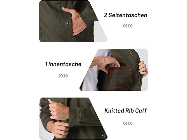 Magcomsen casual jas (xl) - afbeelding 4 van  5