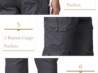 Magcomsen heren cargo shorts - afbeelding 3 van  6