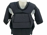Magforce riot gear slagwerend covert vest met bovenarm beschermers, zwart - afbeelding 1 van  5