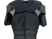 Magforce riot gear slagwerend covert vest met bovenarm beschermers, zwart - afbeelding 2 van  5