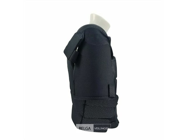 Magforce riot gear slagwerend covert vest met bovenarm beschermers, zwart - afbeelding 3 van  5