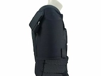 Magforce riot gear slagwerend covert vest met bovenarm beschermers, zwart - afbeelding 3 van  5