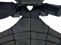 Magforce riot gear slagwerend covert vest met bovenarm beschermers, zwart - afbeelding 4 van  5
