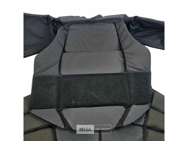 Magforce riot gear slagwerend covert vest met bovenarm beschermers, zwart - afbeelding 5 van  5