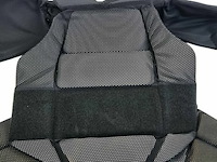 Magforce riot gear slagwerend covert vest met bovenarm beschermers, zwart - afbeelding 5 van  5