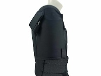 Magforce riot gear slagwerend covert vest met bovenarm beschermers, zwart - afbeelding 3 van  5