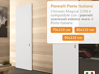 Magical 1200 onzichtbare externe rail voor wandschuifdeur - afbeelding 5 van  5