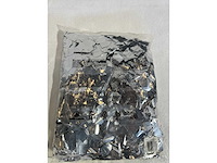 Magicfx - metallic confetti 17x17mm silver (10x) - afbeelding 1 van  3