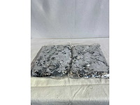 Magicfx - metallic confetti 17x17mm silver (10x) - afbeelding 2 van  3