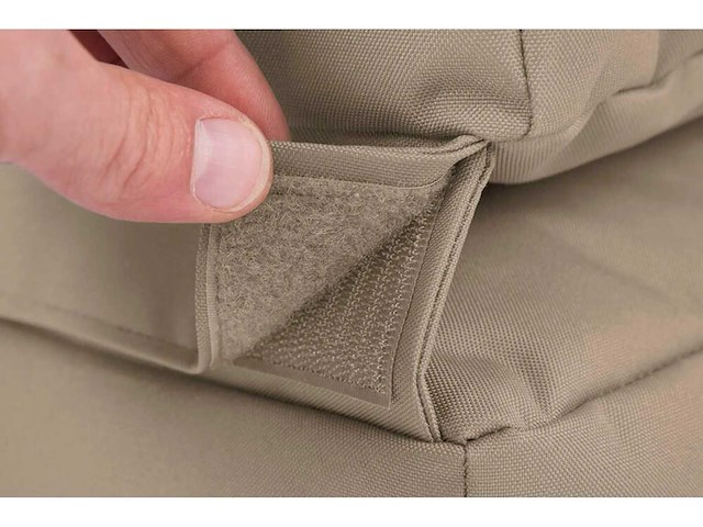 Magma heimtex pouf scuba twist, kaki - afbeelding 3 van  7
