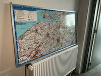 Magneetbord met landkaart vlaanderen