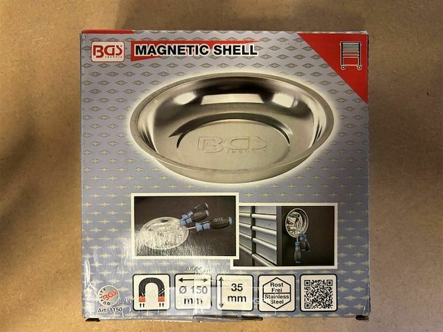 Magneetschaal rvs ø 150 mm - afbeelding 1 van  2