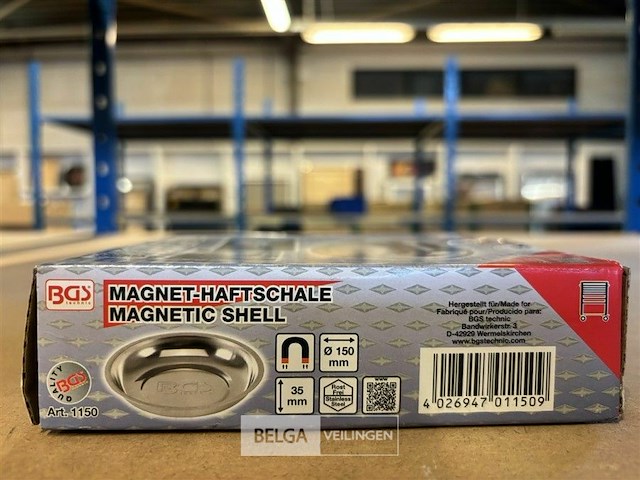 Magneetschaal rvs ø 150 mm - afbeelding 2 van  2