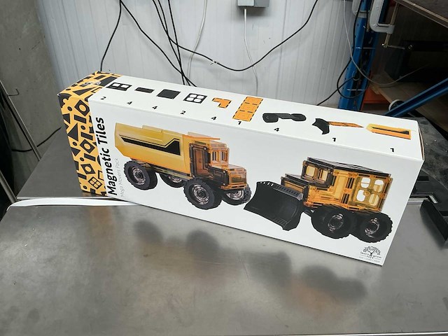 Magnetic tiles mega movers pack educatief - afbeelding 1 van  4