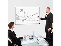 Magnetisch whiteboard met penbak, droog wissen 120 x 90 - afbeelding 1 van  5