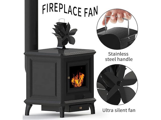 Magnetische haardventilator - afbeelding 3 van  4