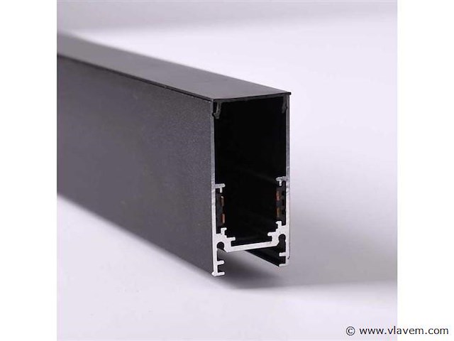 Magnetische rail in opbouw 20mm 48v - 3 meter (x3) - afbeelding 2 van  5