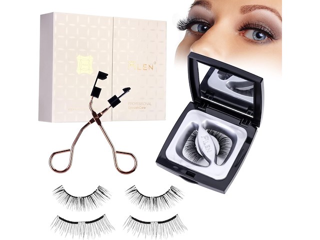 Magnetische wimpers, 2 paar - afbeelding 1 van  6