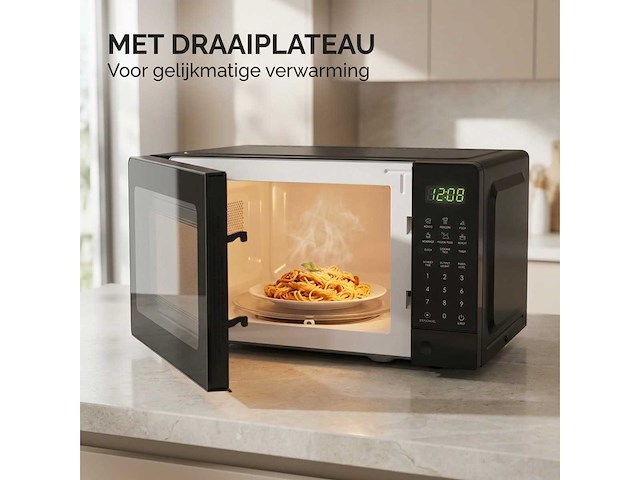 Magnetron 20l - solo magnetron 1100w zwart - afbeelding 5 van  7
