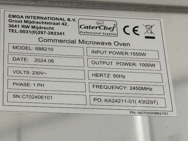 Magnetron caterchef - afbeelding 3 van  3