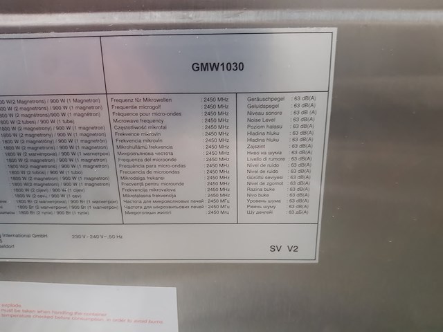 Magnetron metro gmw1030 - afbeelding 11 van  11