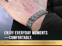 Magnetrx® magnetische armbanden voor mannen - afbeelding 4 van  6