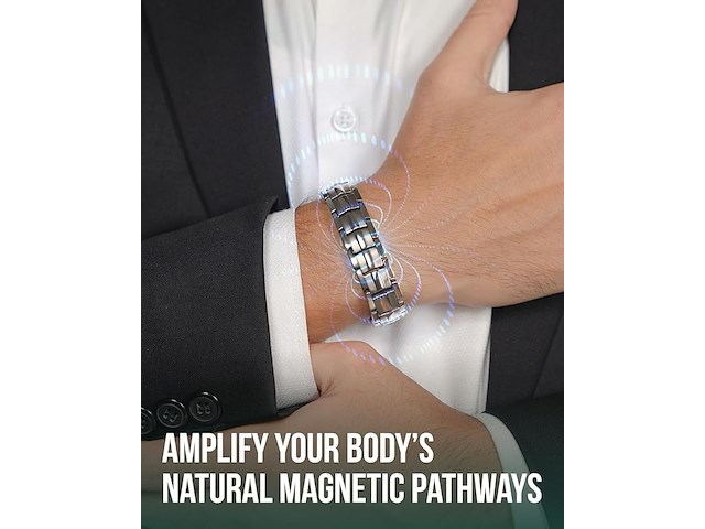 Magnetrx® magnetische armbanden voor mannen - afbeelding 6 van  6