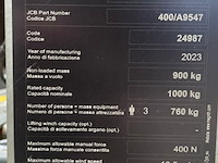 Magni uitschuifbaar platform voor jcb - afbeelding 4 van  13