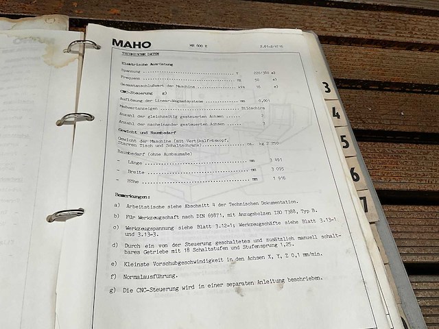 Maho - mh600t - cnc freesmachine - afbeelding 2 van  7