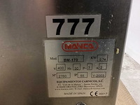Mainca bm170 vleeszaagmachine - afbeelding 3 van  3