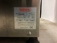 Mainca bm2000 vleeszaagmachine - afbeelding 2 van  2