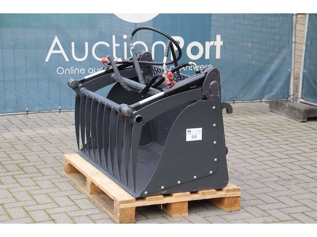 Maisbak met klem voor minilader met euro aansluitingen - afbeelding 1 van  1