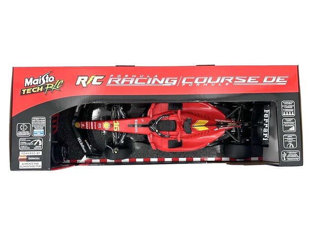 Maisto tech r/c f1 ferrari charles leclerc 1:10 afstandsbediening - afbeelding 1 van  3