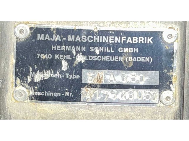 Maja ema350 ontzwoerd- en pelmachine - afbeelding 3 van  3