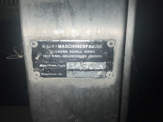 Maja industriële schilmachines / professionele vleespelzer maja – roestvrijstalen constructie – op wielen - afbeelding 5 van  5
