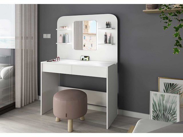 Make-uptafel secret - wit - afbeelding 2 van  4
