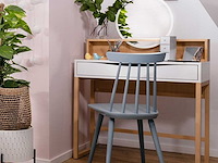 Make-uptafel vayen 85cm 1 lade - lichte eikdecor/ wit - afbeelding 6 van  8