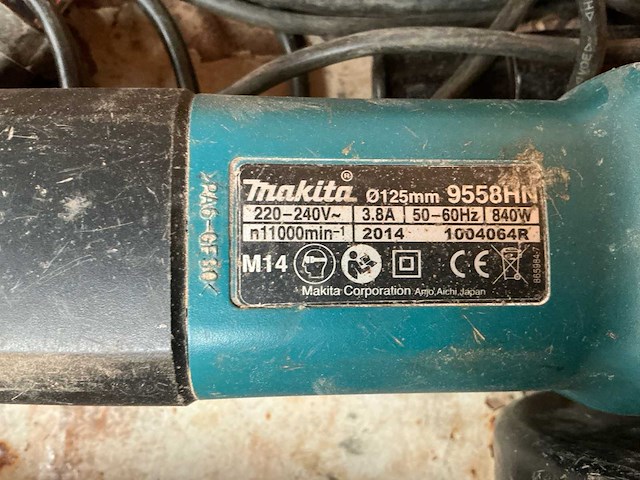 Makita - 9558hn - slijpmachine - afbeelding 3 van  3