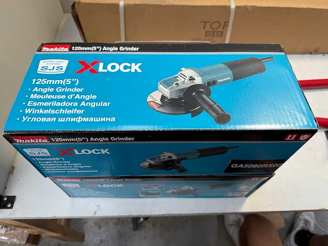 Makita - haakse slijper - 125mm - 1400w - afbeelding 2 van  2