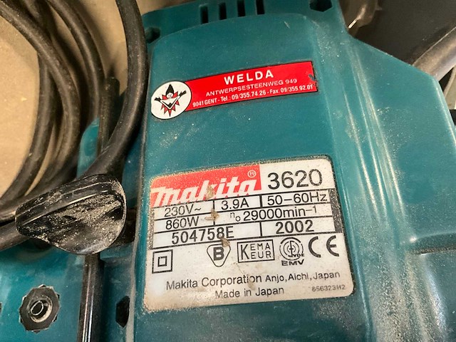 Makita 3620 bovenfrees - afbeelding 5 van  7