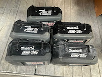 Makita 36v-2.6ah accu (5x) - afbeelding 1 van  3