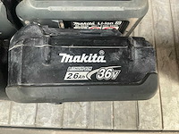 Makita 36v-2.6ah accu (5x) - afbeelding 3 van  3