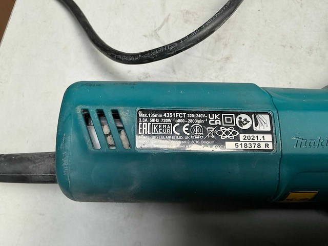 Makita 4351fct decoupeerzaag - afbeelding 6 van  10