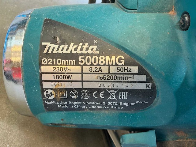 Makita 5008mg cirkelzaagmachine - afbeelding 3 van  3