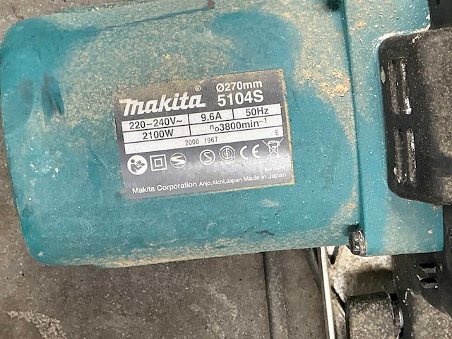 Makita 5104s afkortcirkelzaagmachine - afbeelding 3 van  3