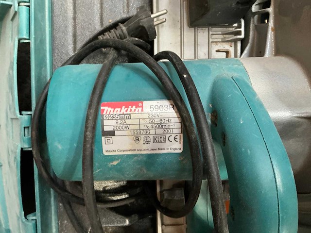 Makita 5903r cirkelzaagmachine - afbeelding 4 van  4