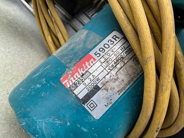 Makita 5903r cirkelzaagmachine - afbeelding 3 van  4