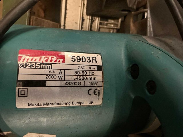 Makita 5903r cirkelzaagmachine - afbeelding 1 van  1