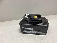 Makita 5ah accu + makita acculader dc18sd - afbeelding 4 van  6