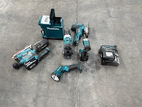 Makita 6-delige accu handgereedschap set - afbeelding 1 van  1